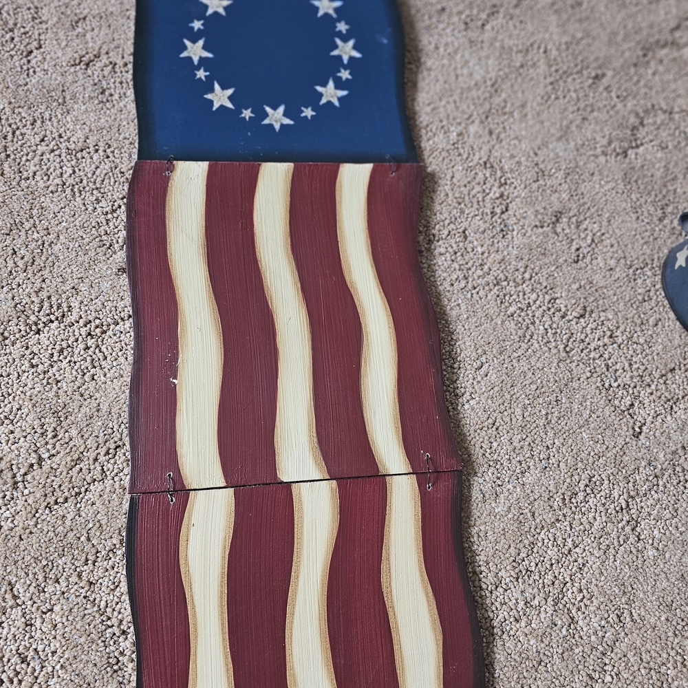 Patriotic Wooden Wall Art